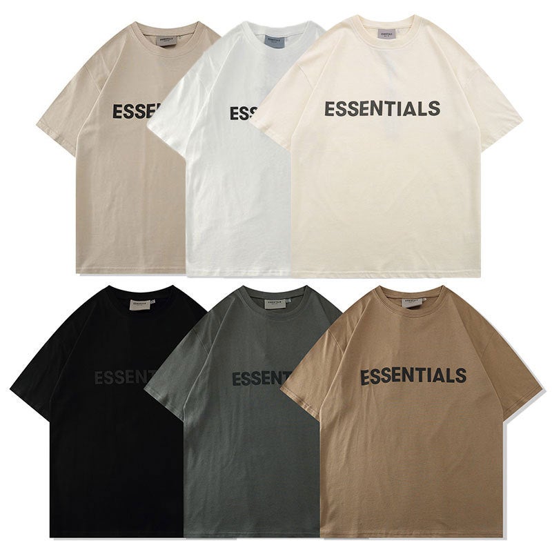 Essentials Fog Trendy Brand Heavy Couple Short-Sleeved Cotton High Street Inst-Shirt For Men And Women - Image 5